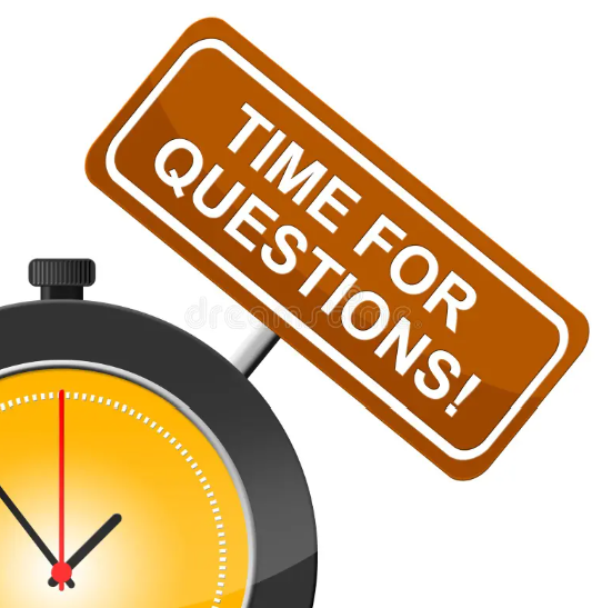 Time for questions